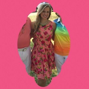 Better Johnson Cotton Rose print dress